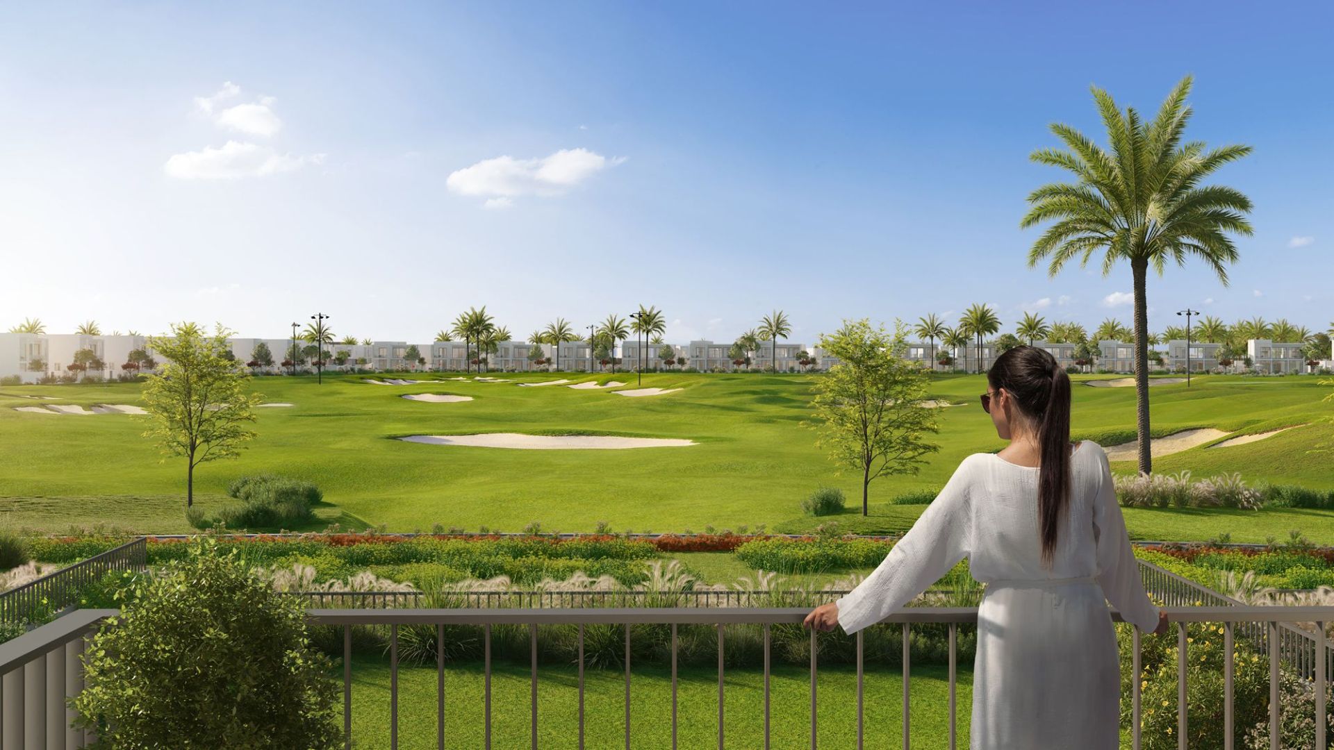 Buy a Villa in Dubai: Fairway Villas-Golf course view